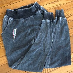 Spiritual Gangster Lightening Bolt Slub Sweatpants